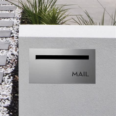 letter box stainless steel|metal letter stamps screwfix.